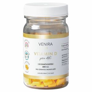 VENIRA Kids vitamín D pre deti pomaranč 120 cmúľacích tabliet vyobraziť
