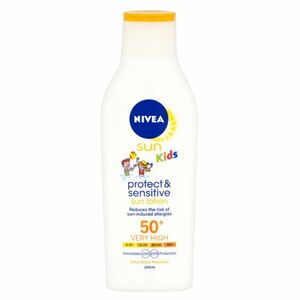 NIVEA Sun Detské mlieko na opaľovanie Protect & Sensitive OF 50+ 200 ml vyobraziť
