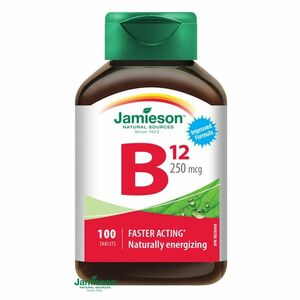 JAMIESON Vitamín B12 250 mcg 100 tabliet vyobraziť