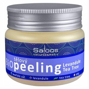 SALOOS Bio Telový peeling Levanduľa & Tea Tree 140 ml vyobraziť