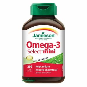 JAMIESON Omega-3 Select™ mini 200 kapsúl vyobraziť