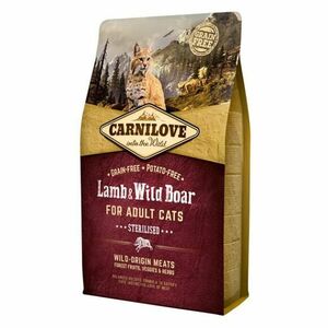 CARNILOVE Lamb & Wild Boar Grain Free granuly pre kastrované mačky 1 ks, Hmotnosť balenia: 2 kg vyobraziť