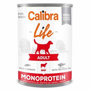 CALIBRA Life konzerva Adult Beef with carrots pre psov 400 g vyobraziť