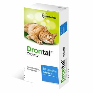 DRONTAL tablety pre mačky 24 tabliet vyobraziť