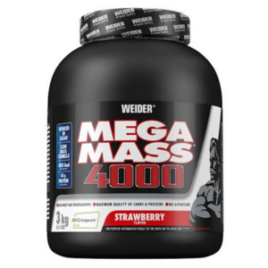 Mega Mass 4000, Weider, 3000 g - Jahoda vyobraziť