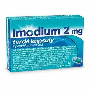 IMODIUM® 2 mg tvrdé kapsuly 12 kusov vyobraziť