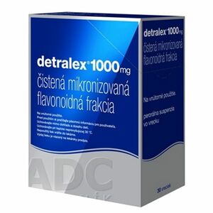 DETRALEX 1000 mg perorálna suspenzia vo vrecku 30 kusov vyobraziť