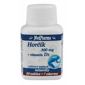 MedPharma Horčík 300 mg + Vitamín D 37 tabliet vyobraziť