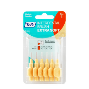TePe Extra soft Medzizubné kefky svetlooranžové 0, 45 mm 6 ks vyobraziť