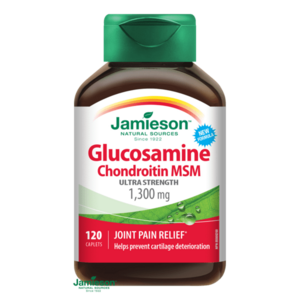 Jamieson Glukozamín Chondroitín MSM 1300 mg 120 tabliet vyobraziť