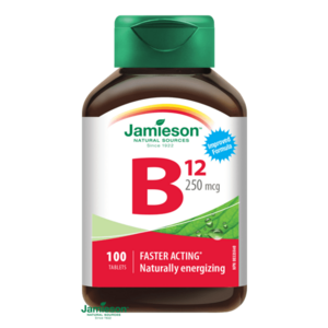 Jamieson Vitamín B12 250 mcg 100 tabliet vyobraziť