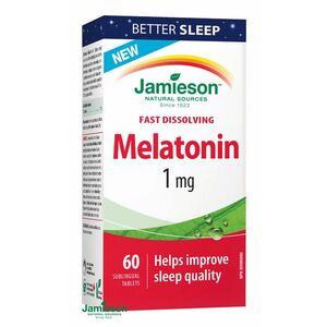 Jamieson Melatonin pod jazyk 1 mg 60 tabliet vyobraziť