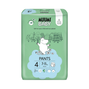 Muumi Baby Nohavičky plienkové jednorázové 4 Maxi 7-11kg, 40 ks vyobraziť
