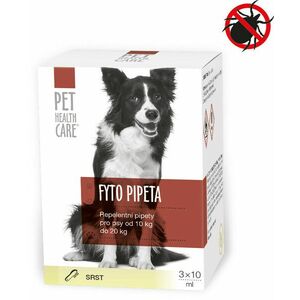 Pet Health Care FYTO PIPETA repelentná, pre psov od 10kg do 20kg, 3 x 10 ml vyobraziť