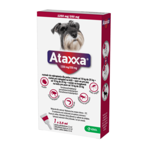 Ataxxa pre psov 1250 mg/250 mg (od 10 kg do 25 kg) 2.5 ml vyobraziť
