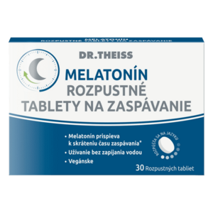 Dr. Theiss Melatonín tablety na zaspávanie 30 tabliet vyobraziť
