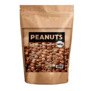 GymBeam Peanuts 500 g unsalted vyobraziť