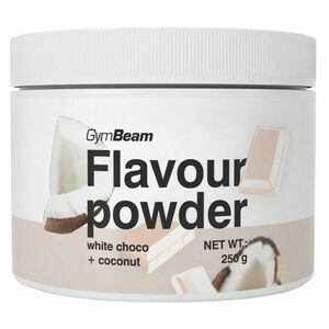 GymBeam Flavour powder biela čokoláda kokos 250 g vyobraziť