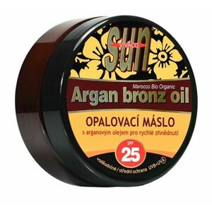 Vivaco Opaľovacie maslo s arganovým olejom pre rýchle zhnednutie SPF25 200 ml vyobraziť