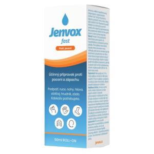 Jenvox proti poteniu a zapachu roll-on fast 50 ml vyobraziť