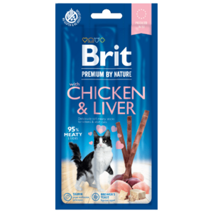 BRIT Premium by Nature Cat Sticks with Chicken & Liver 3 ks vyobraziť