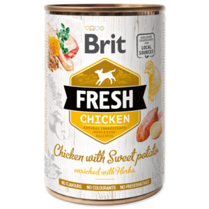Brit Konzerva Fresh Chicken with Sweet Potato 400 g vyobraziť