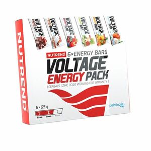 Nutrend Voltage Energy Bar mix príchutí 6 x 65 g vyobraziť