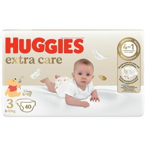 Huggies Plienky jednorázové Extra Care 3 (6-10 kg) 40 ks vyobraziť