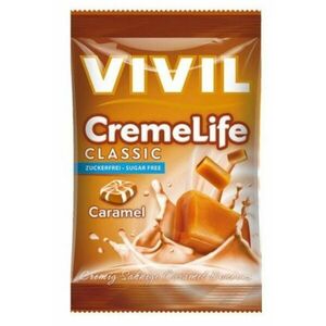 Vivil Bonbons Creme Life Classic drops s karamelovo-smotanovou príchuťou bez cukru 110 g vyobraziť
