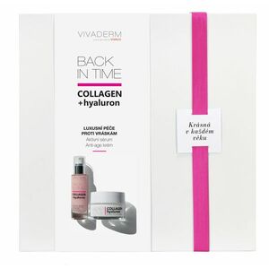 Vivaco VIivaderm Collagen Hyaluron luxusné balenie anti-age kozmetiky v papierovom boxe vyobraziť