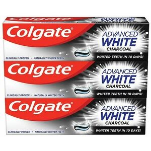Colgate Advanced White Charcoal Zubná pasta 3 x 75 ml vyobraziť