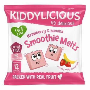 Kiddylicious Ovocné vankúše zo strawberries a banánov 6 g vyobraziť