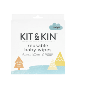 Kit & Kin Opakovateľne použiteľné detské utierky 10 ks vyobraziť