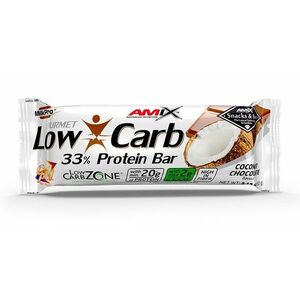 Amix Low-Carb 33% Protein Bar, Coconut-Chocolate, 60 g vyobraziť