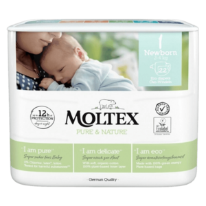 Moltex Pure & Nature Newborn 2-4 kg, 22 ks vyobraziť