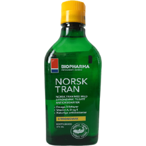 Bio Pharma Nórsky rybí olej s prírodnou citrónovou príchuťou - Norsk Tran 375 ml vyobraziť