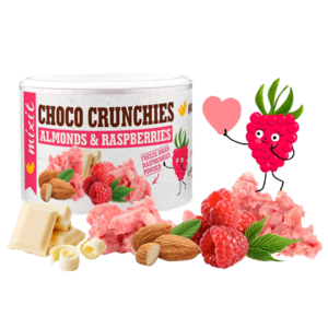 Mixit Crunchies - Malinové čokohrudky s mandľami 140 g vyobraziť