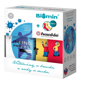 Biomin Imuno Protect Junior + darček Fusakle 60 kapsúl vyobraziť