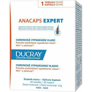 Ducray Anacaps Expert - chronické vypadávání vlasů 30 kapsúl vyobraziť