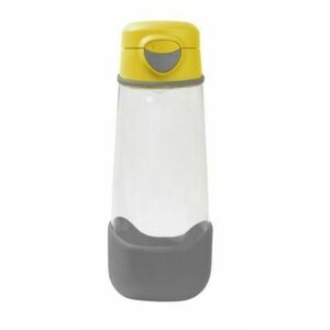 B. box Športová fľaša na pitie žltá/sivá 600 ml vyobraziť