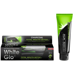 White Glo bieliaca zubná pasta Total Detox Charcoal + zubná kefka 150 g vyobraziť