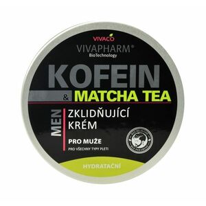 Vivapharm Kofeínový upokojujúci pleťový krém s MatchaTea pre mužov 200 ml vyobraziť