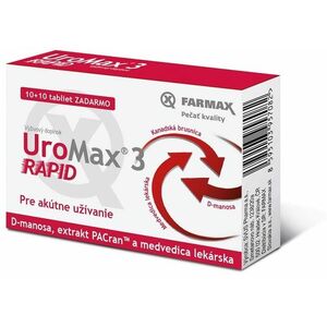 Farmax UroMax 3 Rapid, 20 tabliet vyobraziť