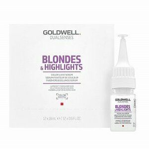 Goldwell Dualsenses Blondes & Highlights Color Lock Serum bezoplachová starostlivosť pre blond vlasy 12 x 18 ml vyobraziť