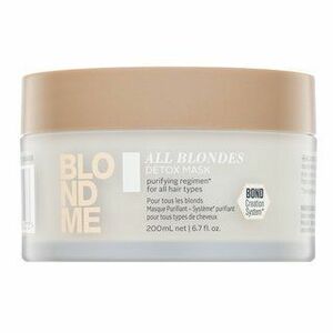 Schwarzkopf Professional BlondMe All Blondes Detox Mask posilňujúca maska pre blond vlasy 200 ml vyobraziť