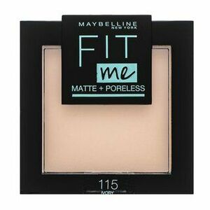 Maybelline Fit Me! Matte + Poreless Powder púder so zmatňujúcim účinkom 115 Ivory 9 g vyobraziť