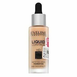 Eveline Liquid Control HD Mattifying Drops Foundation dlhotrvajúci make-up so zmatňujúcim účinkom 015 Light Vanilla 32 ml vyobraziť
