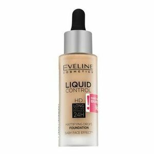 Eveline Liquid Control HD Mattifying Drops Foundation dlhotrvajúci make-up so zmatňujúcim účinkom 010 Light Beige 32 ml vyobraziť