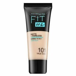 Maybelline Fit Me! Foundation Matte + Poreless 101 True Ivory tekutý make-up so zmatňujúcim účinkom 30 ml vyobraziť