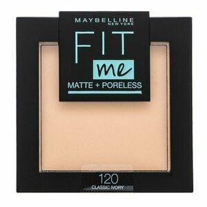 Maybelline Fit Me! Matte + Poreless Powder púder so zmatňujúcim účinkom 120 Classic Ivory 9 g vyobraziť